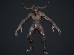 Demon Character 3D Model