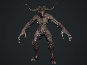 Demon Character 3D Model