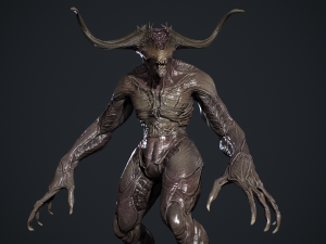 Demon Character 3D Model