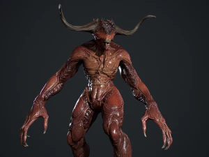 Demon Character 3D Model