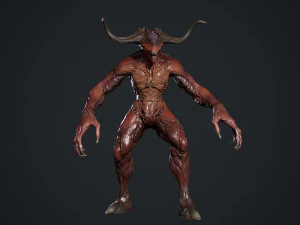 Demon Character 3D Model