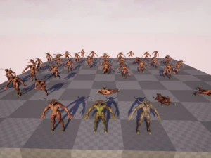 Demon Character 3D Model