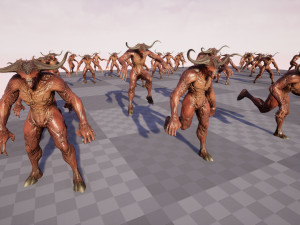 Demon Character 3D Model