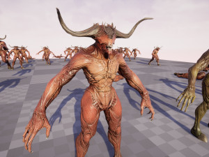 Demon Character 3D Model