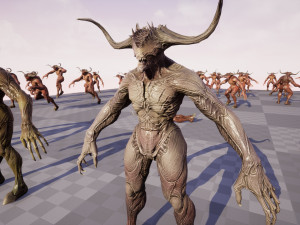 Demon Character 3D Model