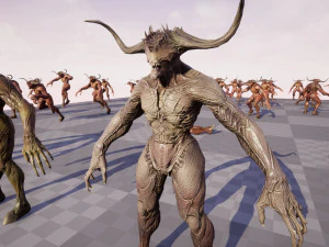 Demon Character 3D Model