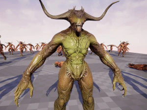 Demon Character 3D Model