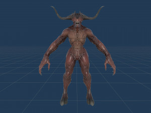 Demon Character 3D Model