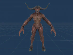Demon Character 3D Model