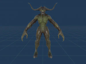 Demon Character 3D Model