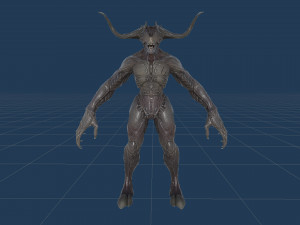 Demon Character 3D Model