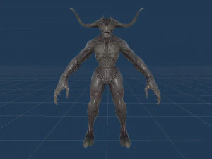 Demon Character 3D Model