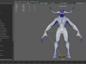 Demon Character 3D Model