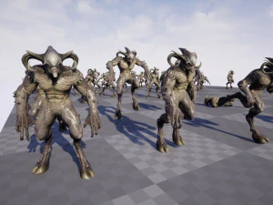 顔のない悪魔 3Dモデル