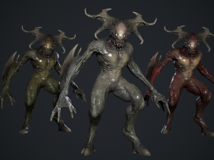 Demon Character 2 Model 3D