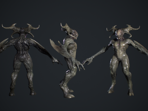 Demon Character 2 Model 3D