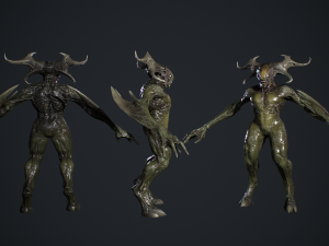 Demon Character 2 Model 3D