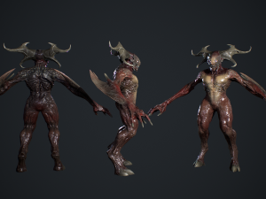 Demon Character 2 Model 3D
