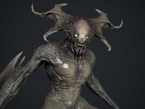 Demon Character 2 Model 3D