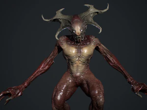 Demon Character 2 3D Model