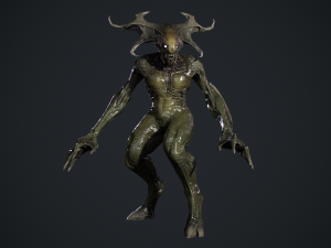 Demon Character 2 Model 3D