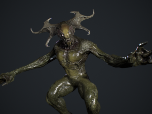 Demon Character 2 Model 3D