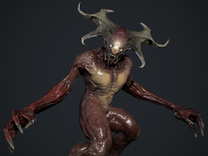 Demon Character 2 Model 3D