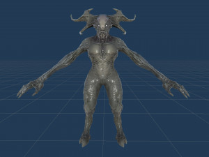 Demon Character 2 Model 3D