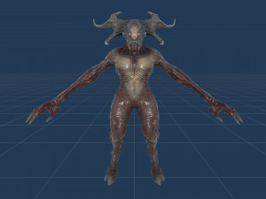 Demon Character 2 Model 3D