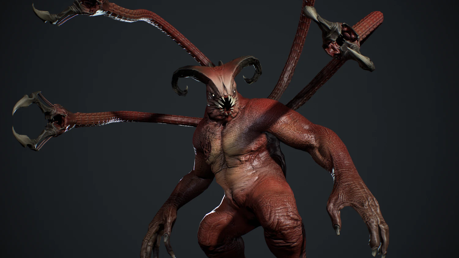 Fat Demon 2 3D Model .c4d .max .obj .3ds .fbx .stl .blend 