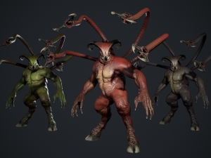 Fat Demon 2 Model 3D