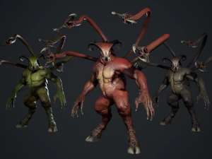 Fat Demon 2 3D Model
