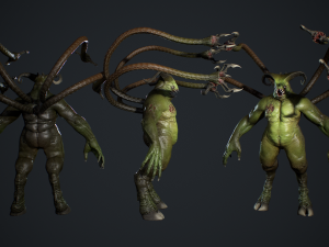 Fat Demon 2 Model 3D