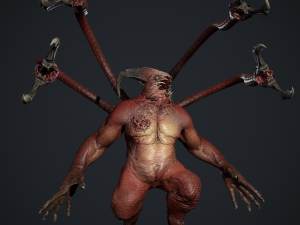 Fat Demon 2 Model 3D
