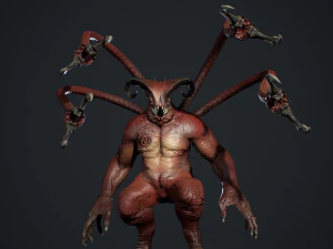 Fat Demon 2 3D Model