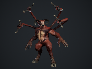 Fat Demon 2 Model 3D