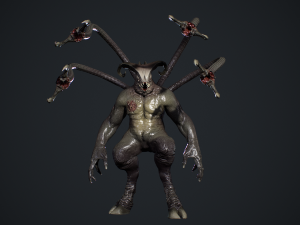 Fat Demon 2 Model 3D