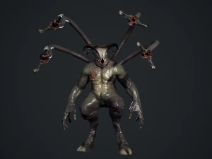 Fat Demon 2 3D Model