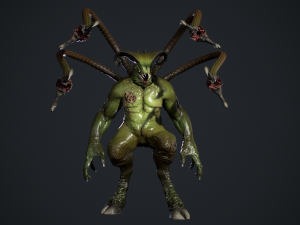 Fat Demon 2 Model 3D