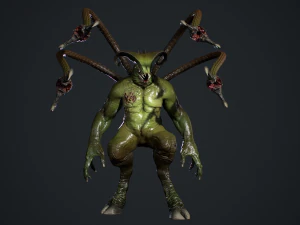Fat Demon 2 3D Model