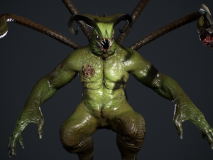 Fat Demon 2 Model 3D