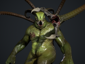 Fat Demon 2 Model 3D