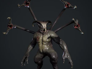 Fat Demon 2 3D Model
