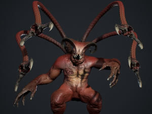 Fat Demon 2 Model 3D
