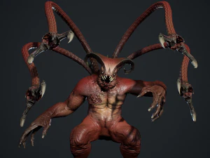 Fat Demon 2 3D Model