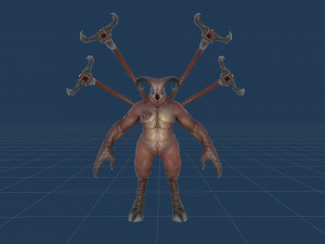 Fat Demon 2 Model 3D