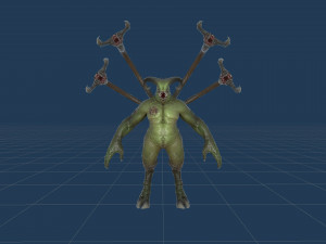 Fat Demon 2 Model 3D