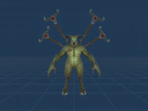 Fat Demon 2 3D Model