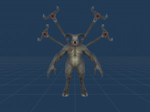 Fat Demon 2 Model 3D