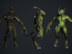 Demon Character 4 3D Model